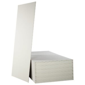 Plaque de plâtre standard BA10 Pladur 250 x 120 cm, ép. 9,5 mm